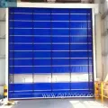 Wind Resistant Stacking PVC Fabric High Speed Door